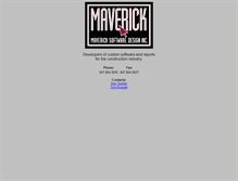 Tablet Screenshot of mavsoft.com